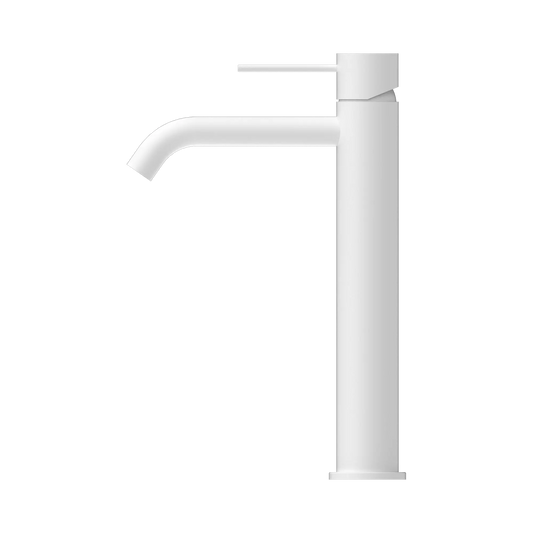 Mecca Tall Basin Mixer Matte White