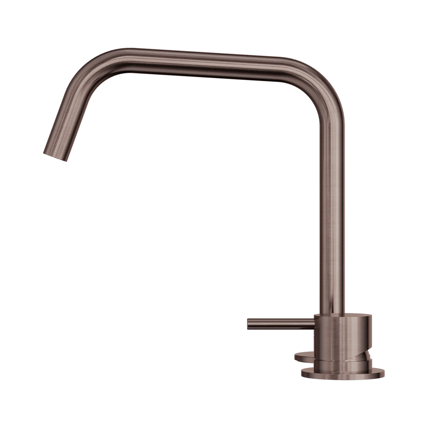 Mecca Hob Bath/Kitchen Mixer Set Edge Spout II Brushed Bronze
