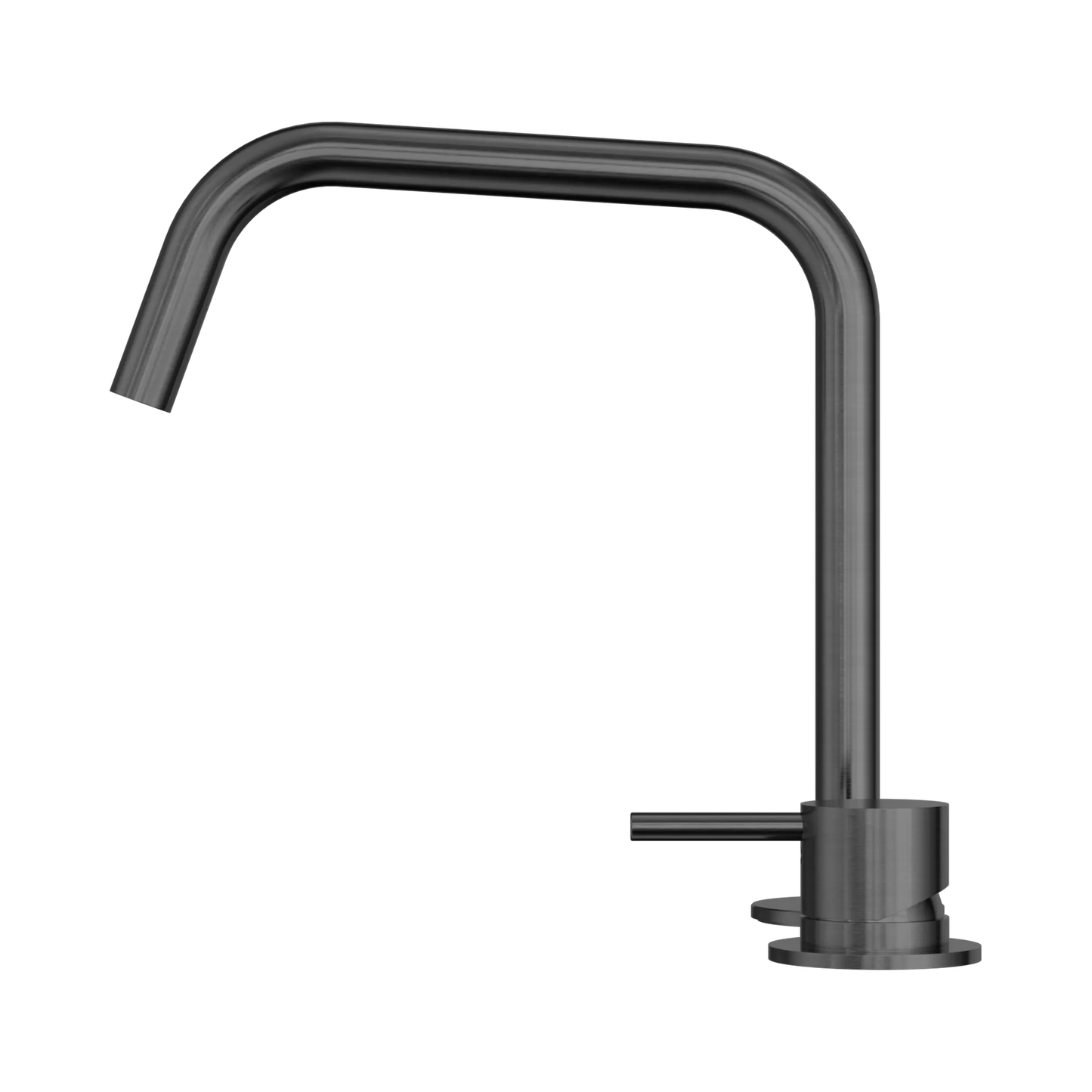 Mecca Hob Bath/Kitchen Mixer Set Edge Spout II Gun Metal