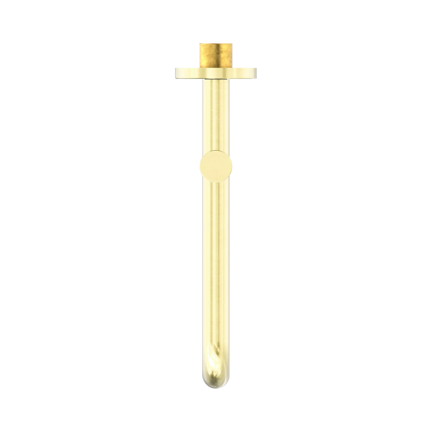Mecca Wall Mounted Swivel Bath Spout Only 225mm Brushed Gold