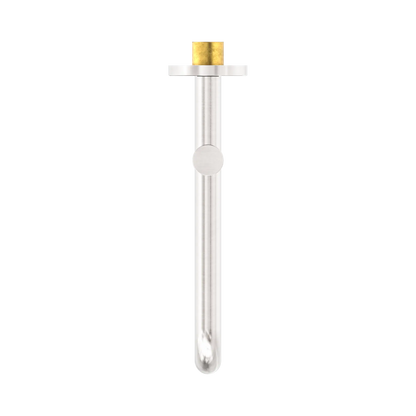 Mecca Wall Mounted Swivel Bath Spout Only 225mm Brushed Nickel