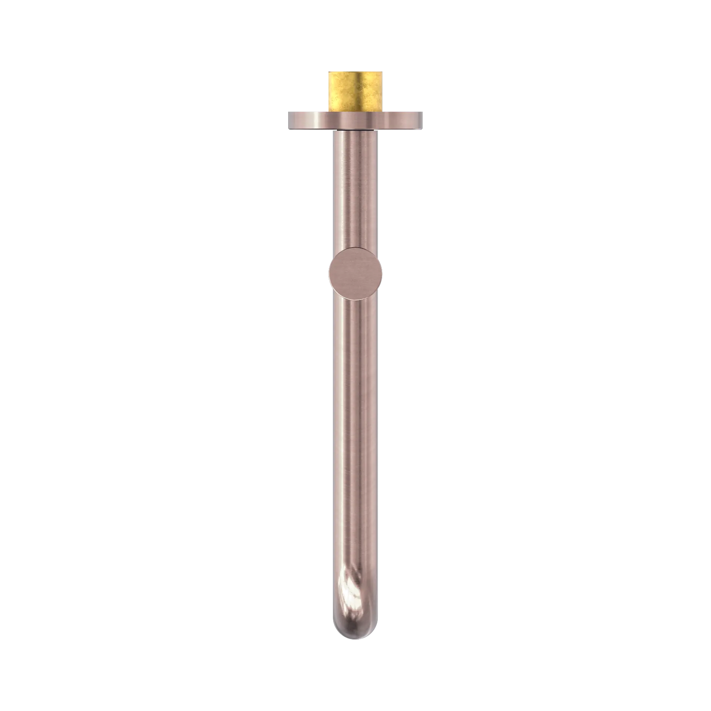 Mecca Wall Mounted Swivel Bath Spout Only 225mm Brushed Bronze