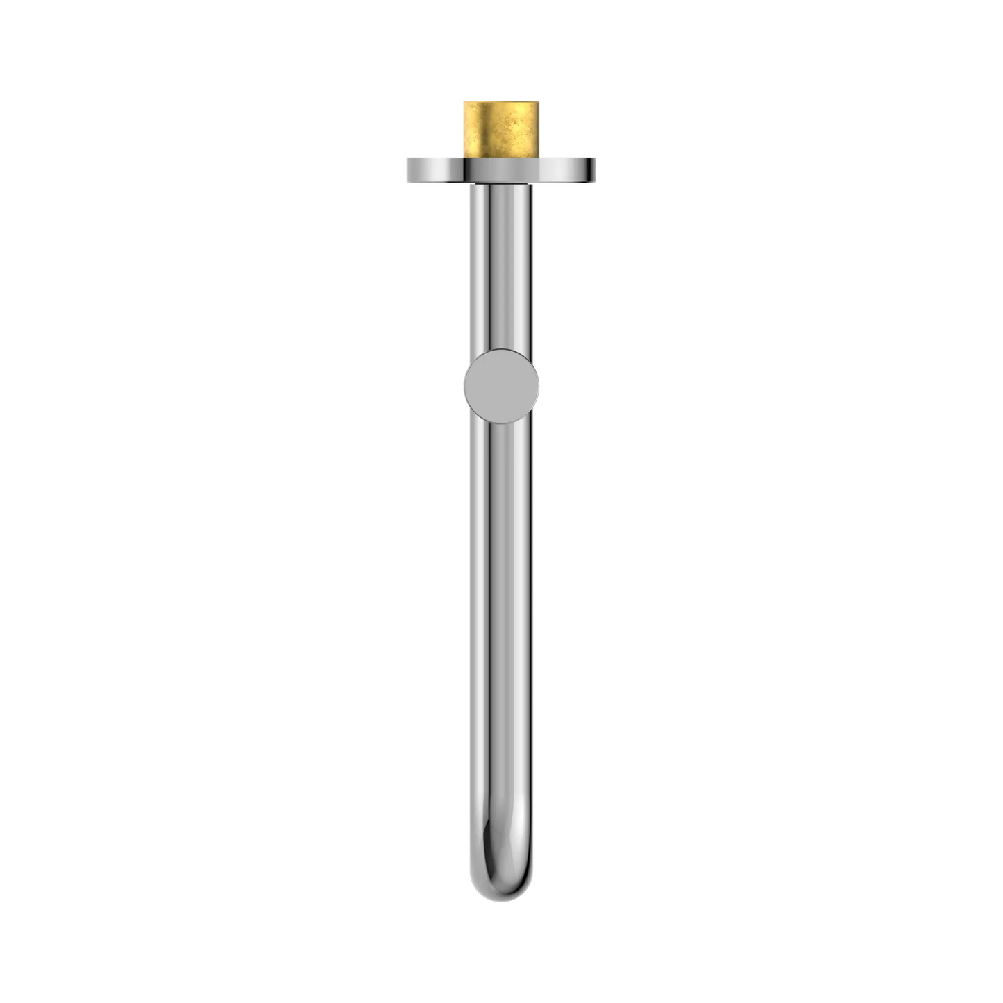 Mecca Wall Mounted Swivel Bath Spout Only 225mm Chrome