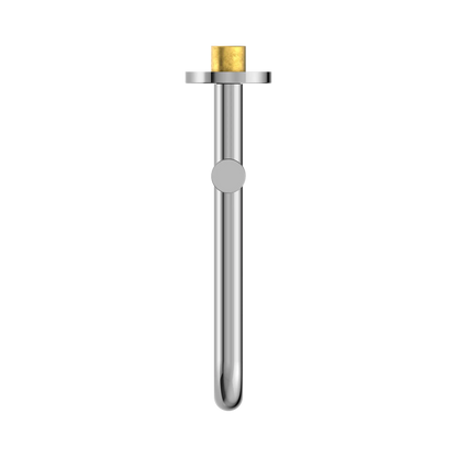 Mecca Wall Mounted Swivel Bath Spout Only 225mm Chrome