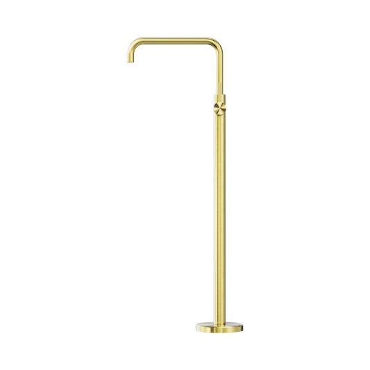 Mecca Freestanding Bath Mixer Square Shape Brushed Gold
