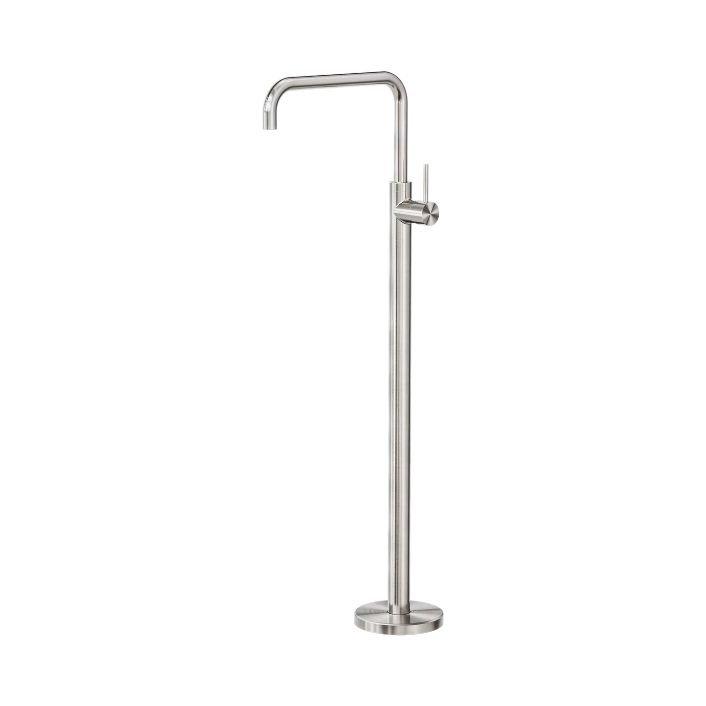Mecca Freestanding Bath Mixer Square Shape Brushed Nickel
