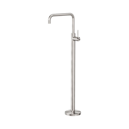 Mecca Freestanding Bath Mixer Square Shape Brushed Nickel