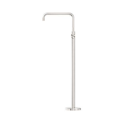 Mecca Freestanding Bath Mixer Square Shape Brushed Nickel