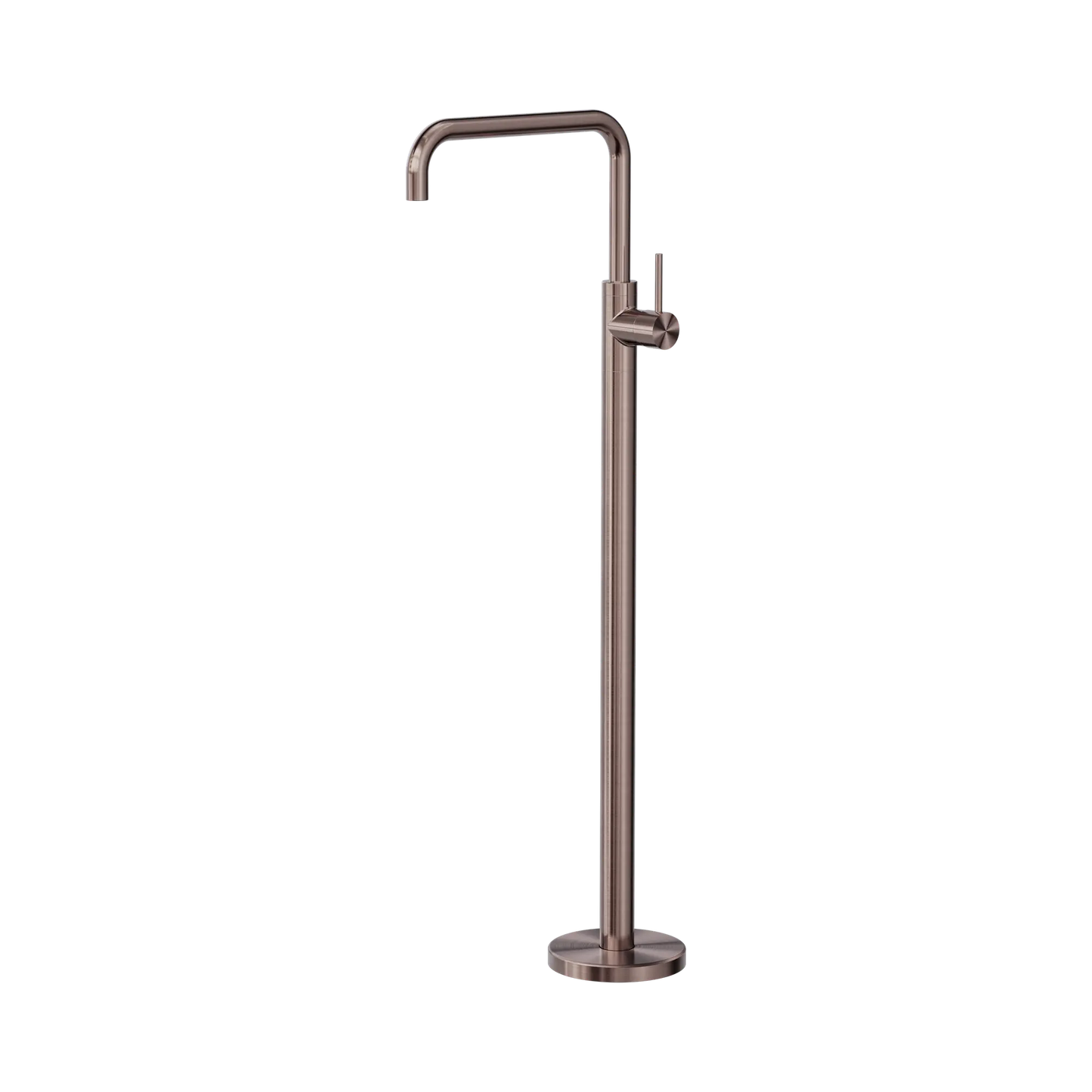 Mecca Freestanding Bath Mixer Square Shape Brushed Bronze