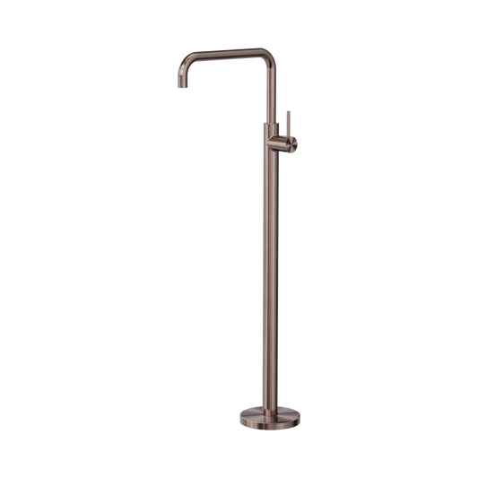 Mecca Freestanding Bath Mixer Square Shape Brushed Bronze