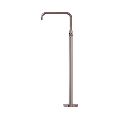 Mecca Freestanding Bath Mixer Square Shape Brushed Bronze