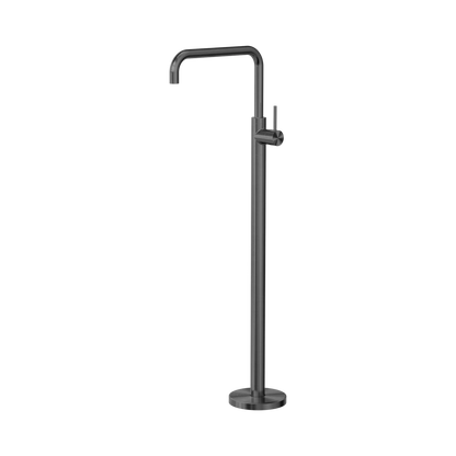 Mecca Freestanding Bath Mixer Square Shape Gun Metal