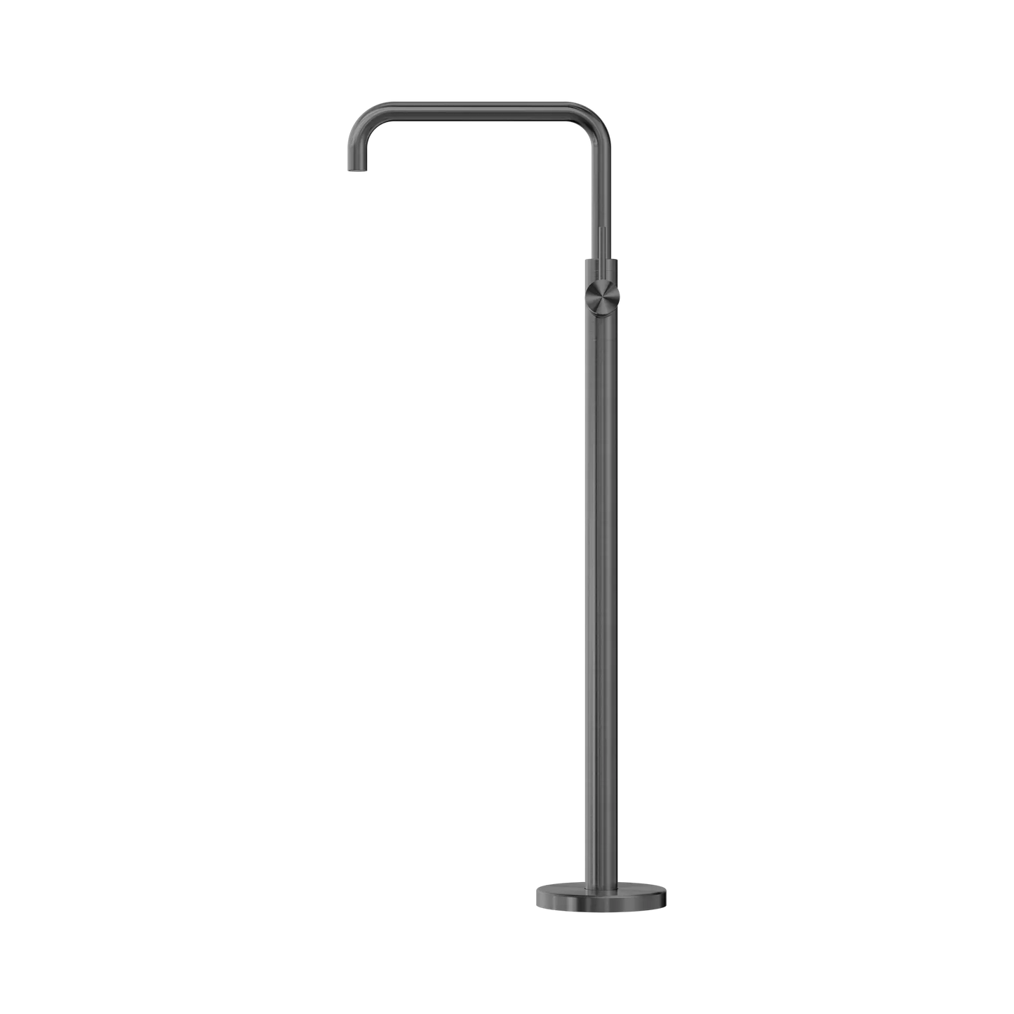 Mecca Freestanding Bath Mixer Square Shape Gun Metal