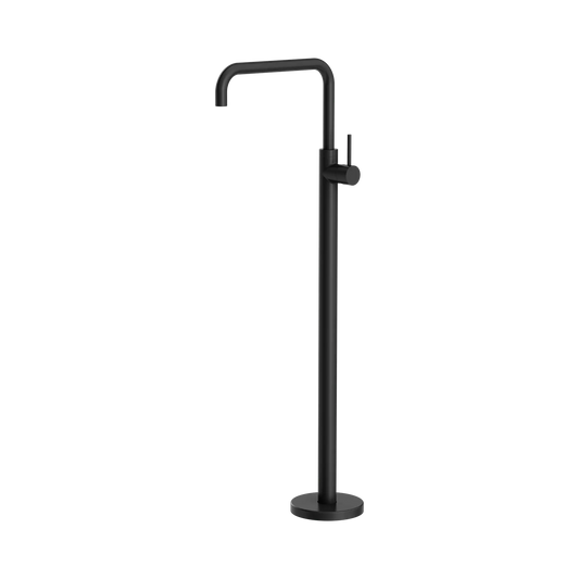 Mecca Freestanding Bath Mixer Square Shape Matte Black