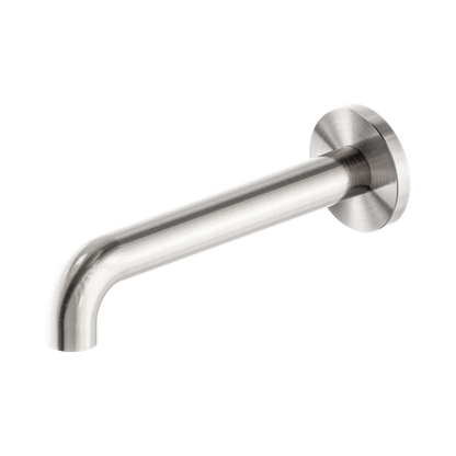 Mecca Basin/Bath Spout Only 185mm Brushed Nickel