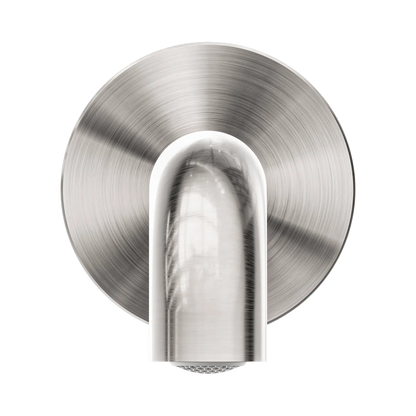 Mecca Basin/Bath Spout Only 185mm Brushed Nickel