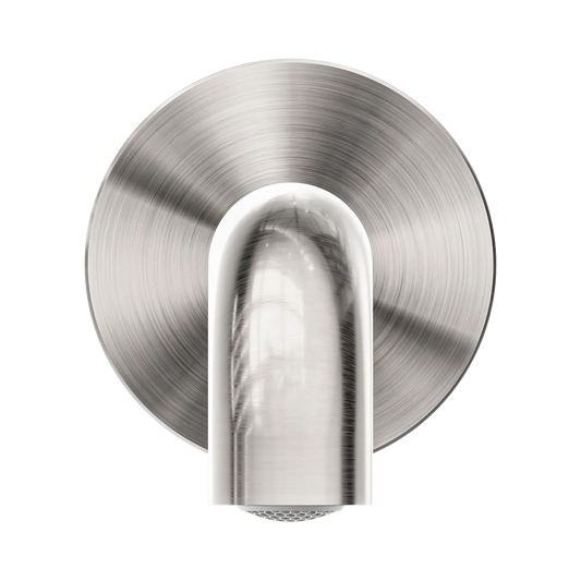 Mecca Basin/Bath Spout Only 185mm Brushed Nickel