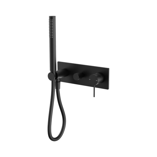 Mecca Shower Mixer With Diverter System Matte Black