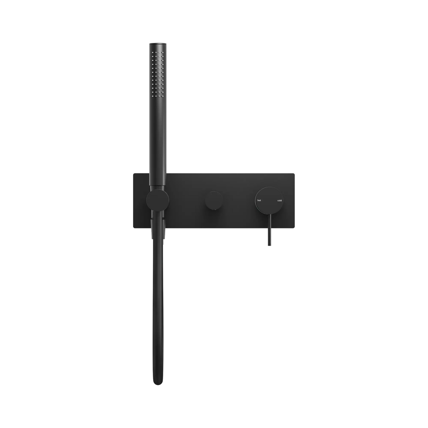 Mecca Shower Mixer With Diverter System Matte Black
