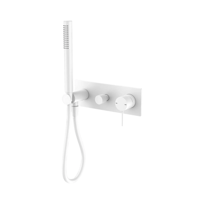 Mecca Shower Mixer With Diverter System Matte White