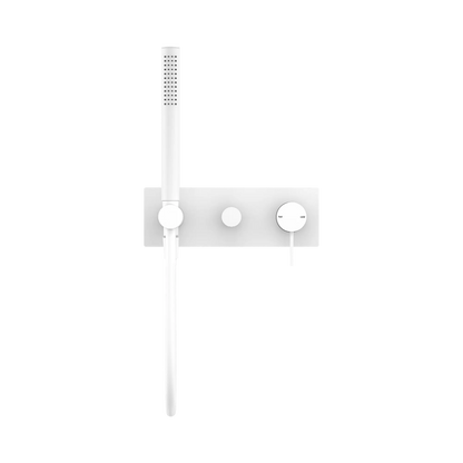 Mecca Shower Mixer With Diverter System Matte White