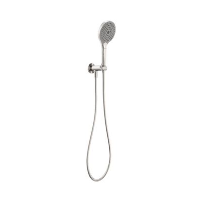 Mecca Shower On Bracket With Air Shower II Brushed Nickel