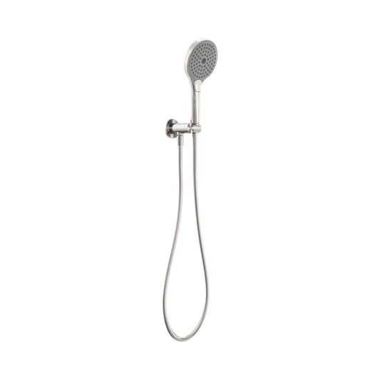 Mecca Shower On Bracket With Air Shower II Brushed Nickel