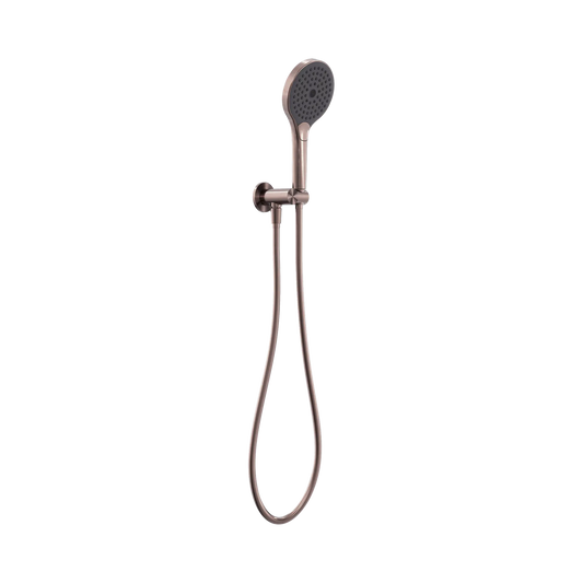 Mecca Shower On Bracket With Air Shower II Brushed Bronze