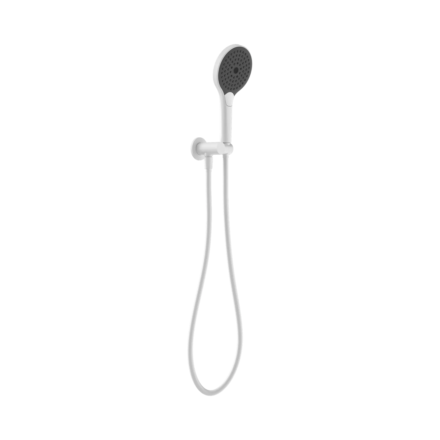 Mecca Shower On Bracket With Air Shower II Matte White