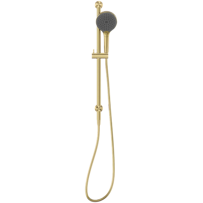 Mecca Shower Rail With Air Shower II Brushed Gold