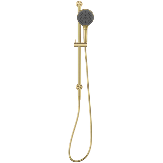 Mecca Shower Rail With Air Shower II Brushed Gold