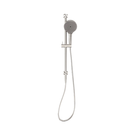 Mecca Shower Rail With Air Shower II Brushed Nickel
