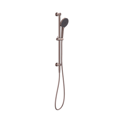 Mecca Shower Rail With Air Shower II Brushed Bronze