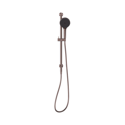 Mecca Shower Rail With Air Shower II Brushed Bronze