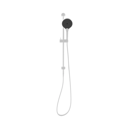 Mecca Shower Rail With Air Shower II Matte White