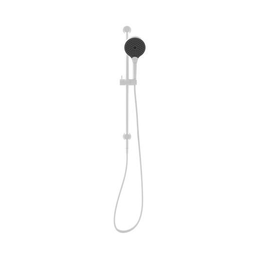 Mecca Shower Rail With Air Shower II Matte White