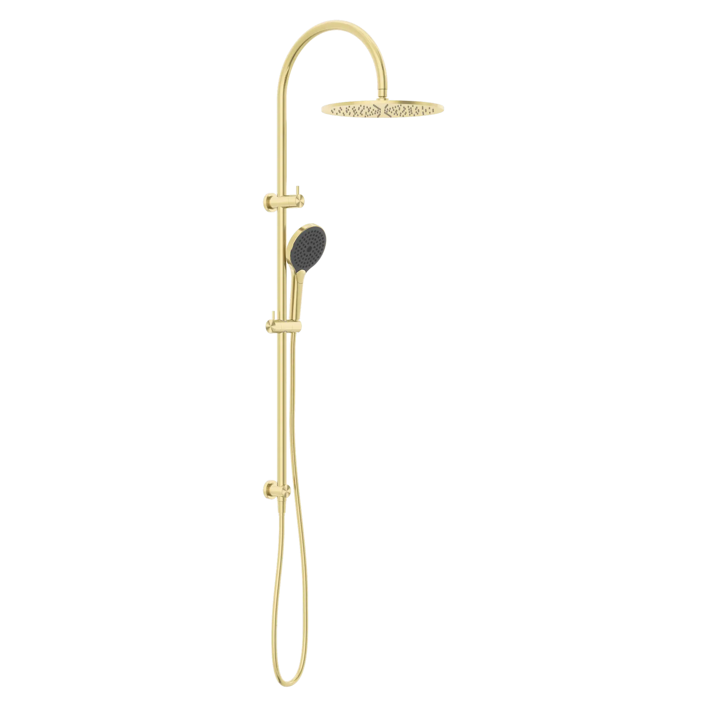 Mecca Twin Shower With Air Shower II Brushed Gold
