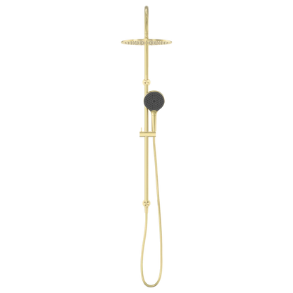 Mecca Twin Shower With Air Shower II Brushed Gold