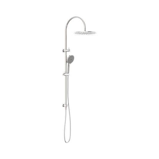 Mecca Twin Shower With Air Shower II Brushed Nickel