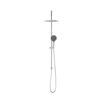 Mecca Twin Shower With Air Shower II Brushed Nickel