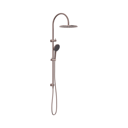 Mecca Twin Shower With Air Shower II Brushed Bronze