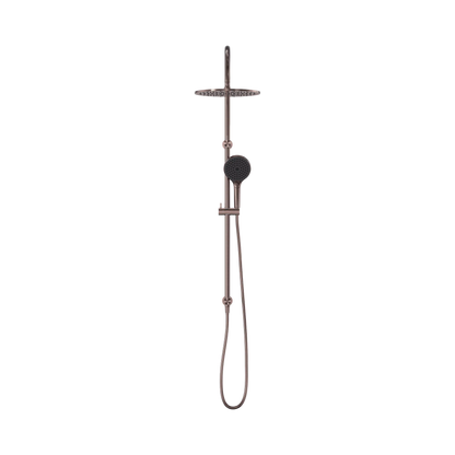 Mecca Twin Shower With Air Shower II Brushed Bronze
