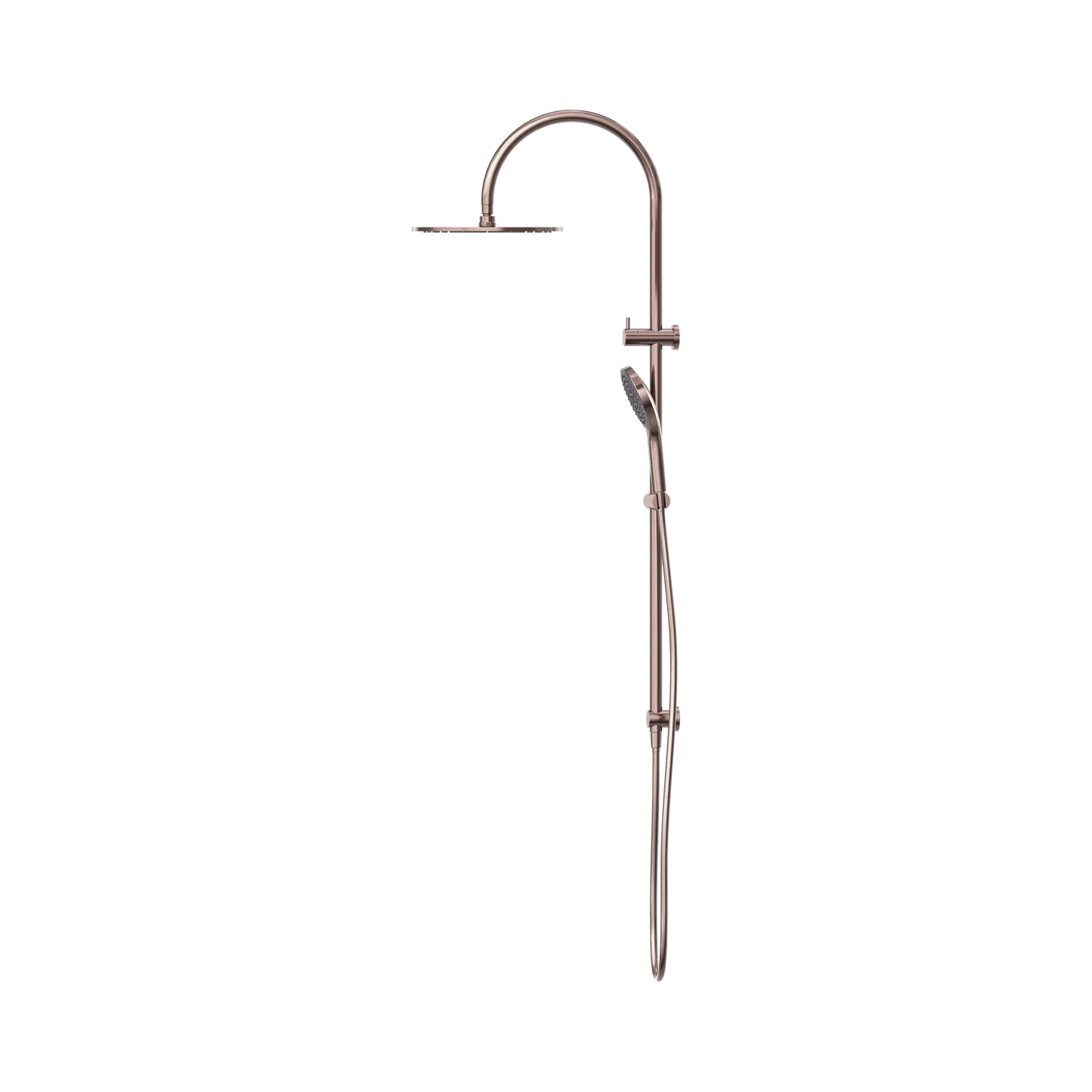 Mecca Twin Shower With Air Shower II Brushed Bronze