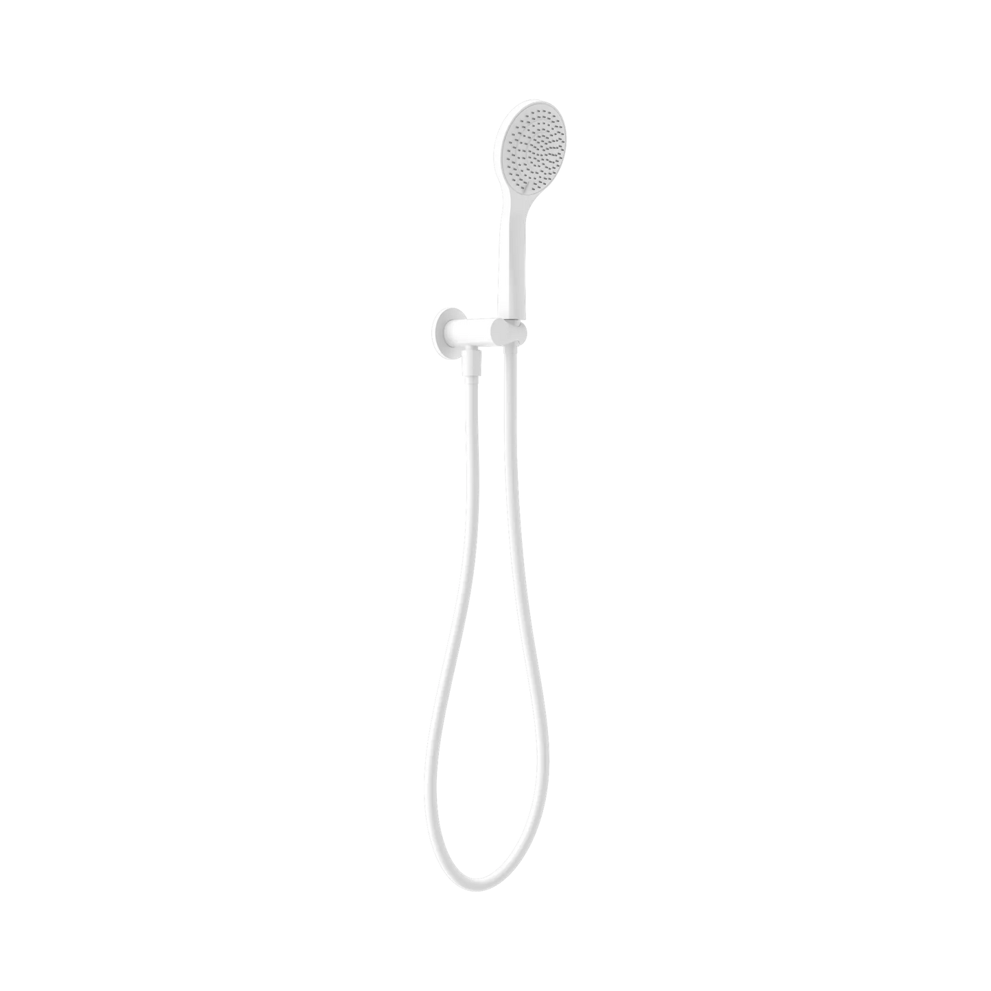 Mecca Shower On Bracket With Air Shower Matte White