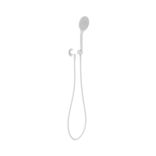 Mecca Shower On Bracket With Air Shower Matte White