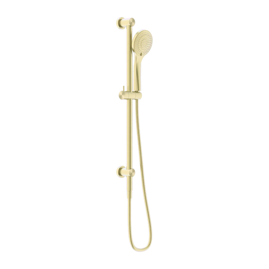 Mecca Shower Rail With Air Shower Brushed Gold