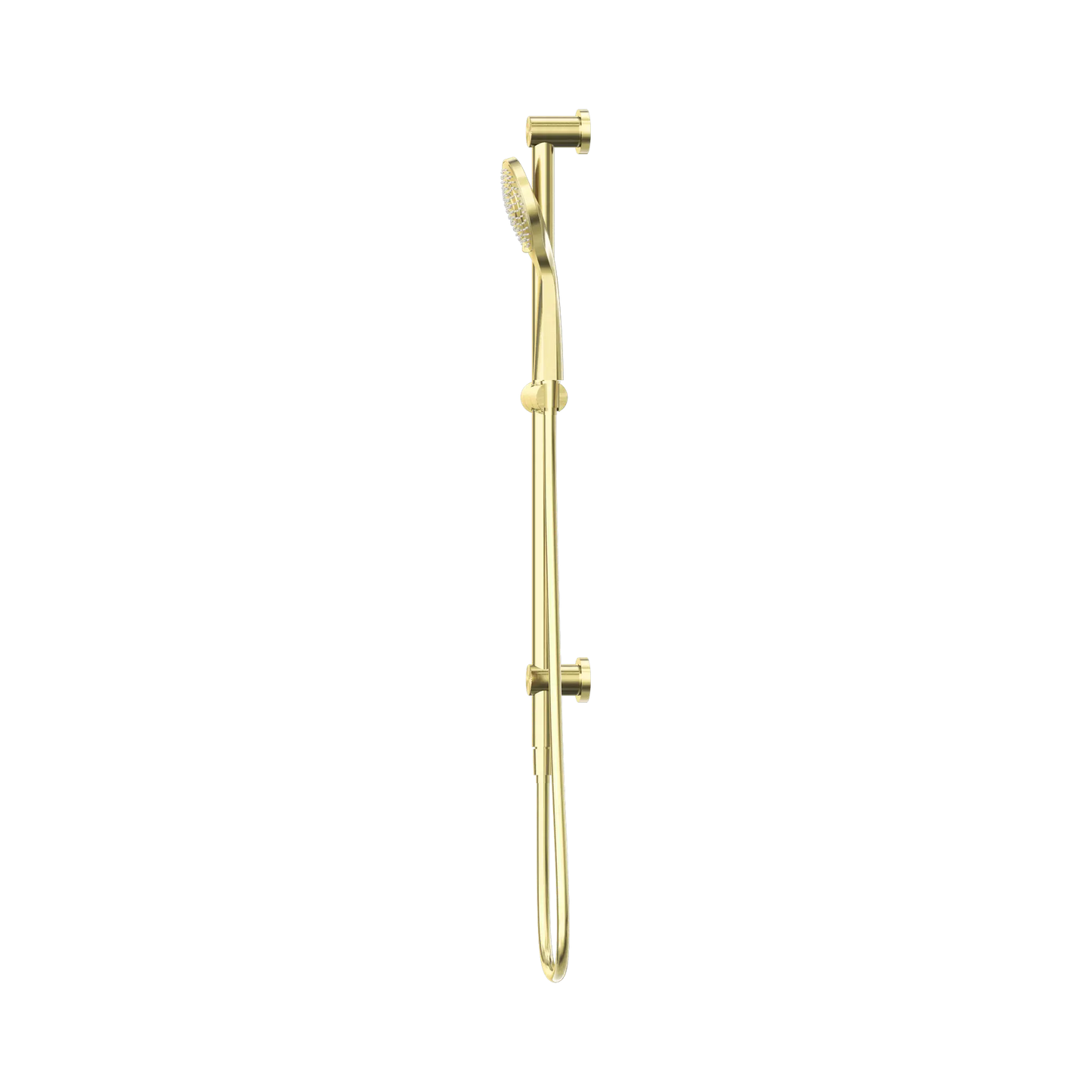 Mecca Shower Rail With Air Shower Brushed Gold