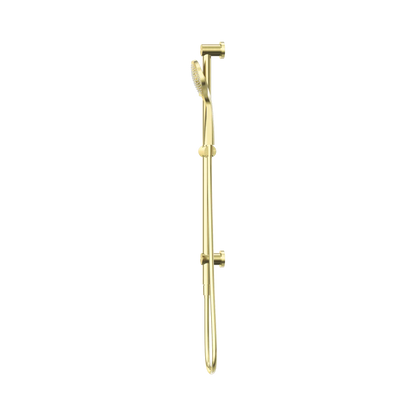 Mecca Shower Rail With Air Shower Brushed Gold