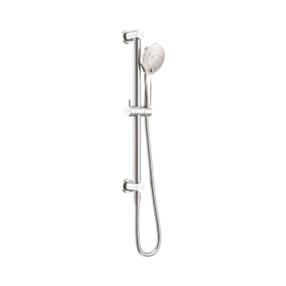 Mecca Shower Rail With Air Shower Brushed Nickel