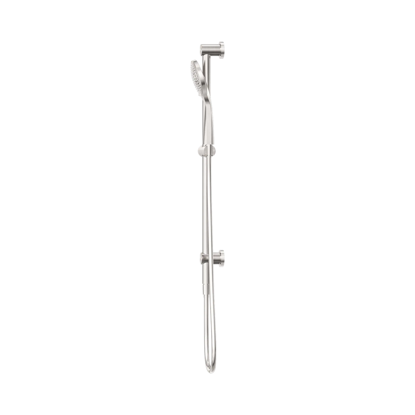 Mecca Shower Rail With Air Shower Brushed Nickel
